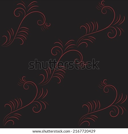Sticker flower made by brush it can be use background cover party fabric vector Illustration 