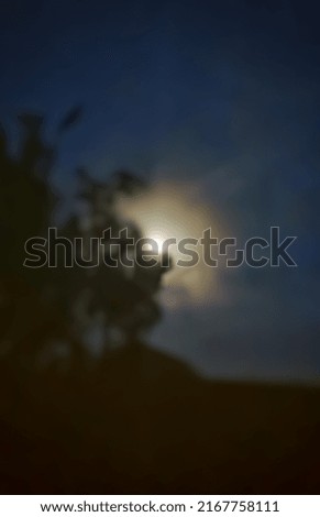 defocused abstract background of moon