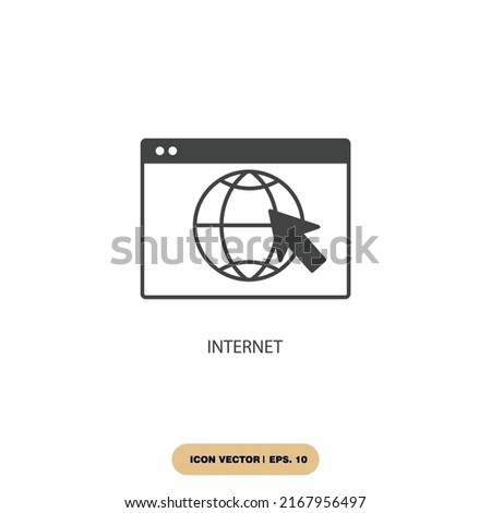internet icons  symbol vector elements for infographic web