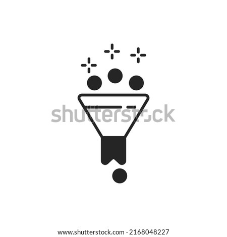 sales funnel icons  symbol vector elements for infographic web