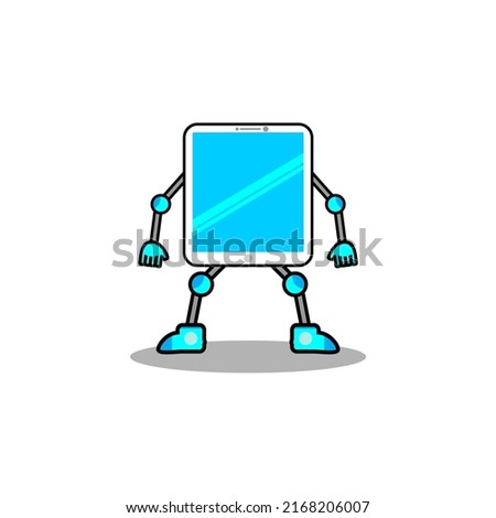 gadget character mascot vector illustration, perfect for icons, posters, advertisements, templates, logos, mascots, etc