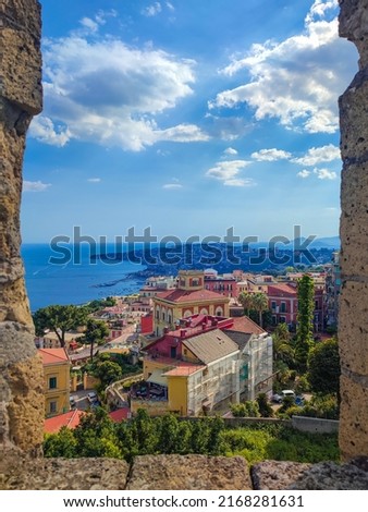 Summer in Neapel above the City Royalty-Free Stock Photo #2168281631