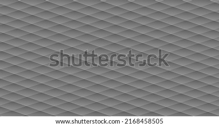 Gray texture background. Tiles  pattern with isometric view.
