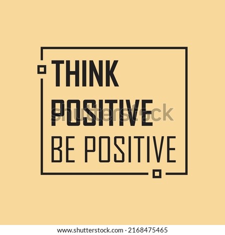Motivational Positive quote free vector