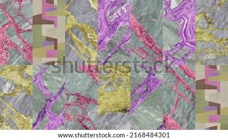 Beautiful patchwork pattern. Mixed of colorful pattern, grey background and and textile geometric decoration Royalty-Free Stock Photo #2168484301