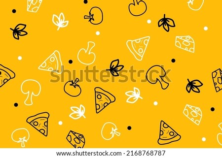 Abstract Pizza  background for food theme background