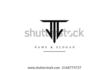 TL, LT, T, Labstract letters logo monogram