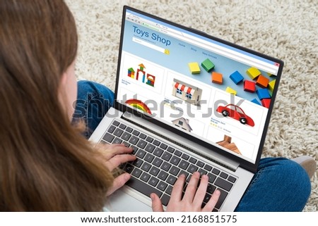 Online Ecommerce Shop. Toy Store For Kids Royalty-Free Stock Photo #2168851575
