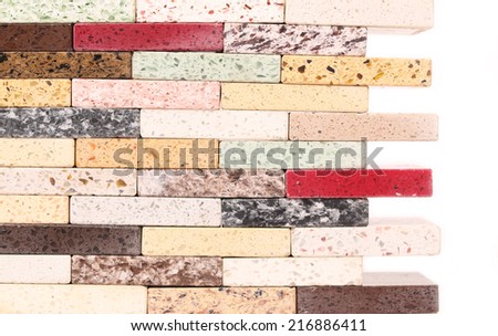 Colorful set of ornamental tiles