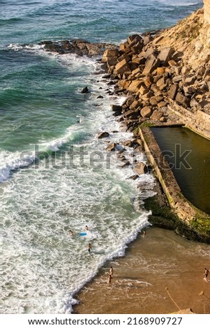 Beautiful, natural landscape of the Atlantic coast of Portugal