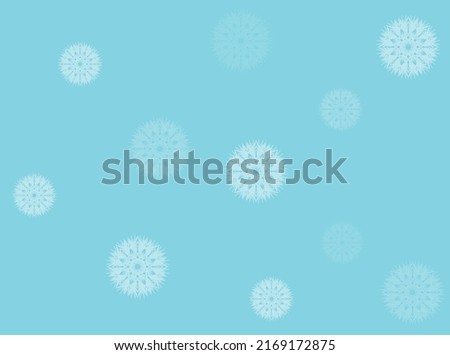 Snowflakes seamless pattern. Winter background vector.