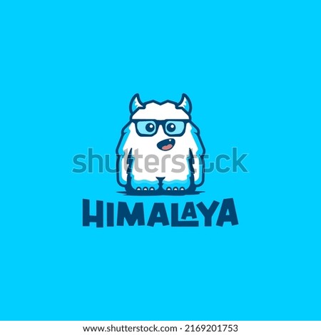 Himalaya mascot character logo vector Royalty-Free Stock Photo #2169201753