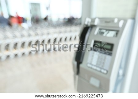 Picture blurred for background abstract and can be illustration to article of people in international airport