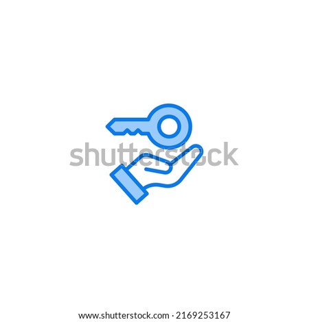 keys filled line icon. linear style sign for mobile concept and web design. Outline vector icon. Symbol, logo illustration. Vector graphic