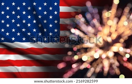 US American flag. For USA Memorial day, Veteran's day, Labor day, or 4th of July celebration.