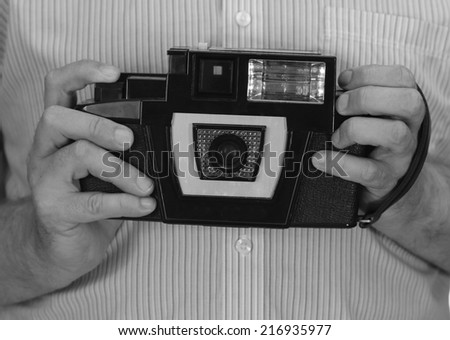 Photographer uses Vintage Camera