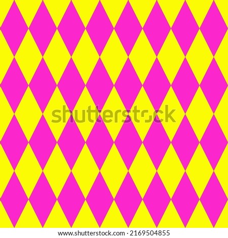 Rhombus seamless pattern. Simple geometric background. Lattice pattern. Modern minimalistic modern. Contemporary vector print for fabric, wrapping, stationery, wallpaper and textile. Royalty-Free Stock Photo #2169504855