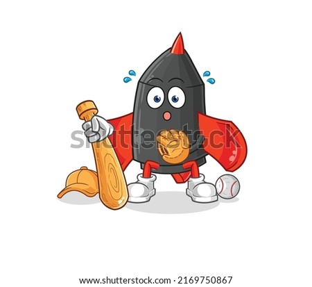 the dart baseball Catcher cartoon. cartoon mascot vector