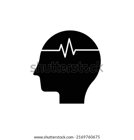 Mental health icon design isolated on white background