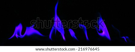 Fire blue light abstract background