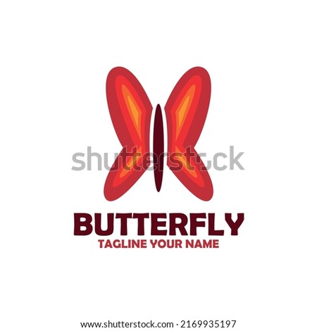 illustration of a butterfly design animal vector