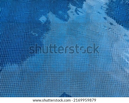 Close up on the Pool water surface. Background image.