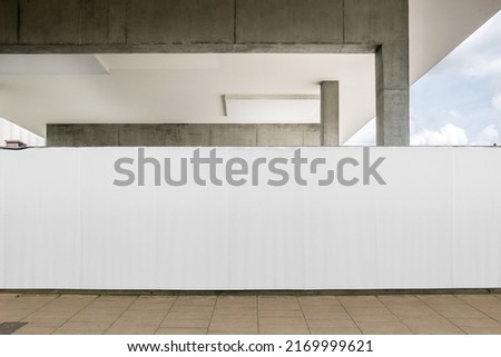Clear Billboard and Poster Mockup Royalty-Free Stock Photo #2169999621