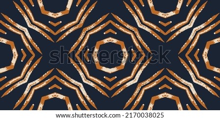 Folk Vector Floral Tile. Indigo Graphic Wallpaper. Apparel Hippie Geometric. Blue Design Hand drawn. Blue Abstract Artwork. African Tapestry. Carpet Bohemian Trendy.