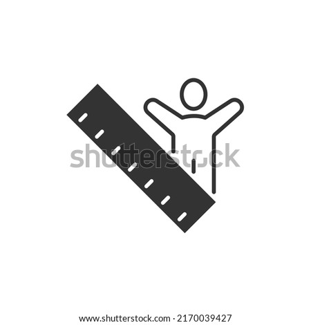 Measurement icons  symbol vector elements for infographic web