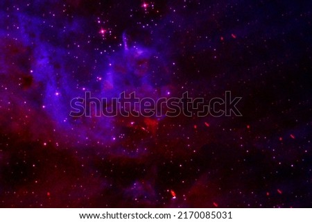 Beautiful space nebula. Elements of this image furnished by NASA. High quality photo
