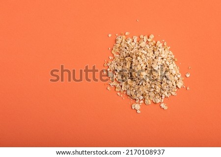 Rolled oats in the heap - Avena sativa Royalty-Free Stock Photo #2170108937