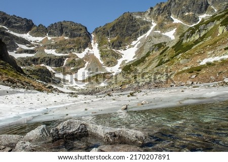 tatra national park in polnad 
this picture shows moutains pass "wrota chaubińskiego"
