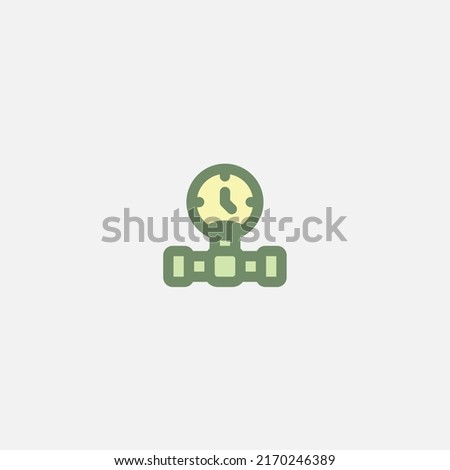 Gas detector icon sign vector,Symbol, logo illustration for web and mobile