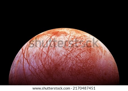 Planet Mars, red planet, on a dark background. Elements of this image furnished by NASA. High quality photo