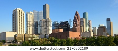 Houston Skyline from The Post rooftop
