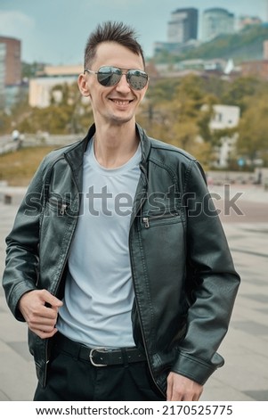 guy with glasses, funny hairstyle