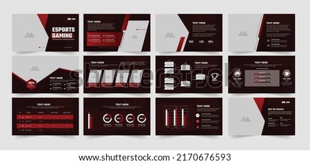 Esport PowerPoint Presentation  Gaming PowerPoint Template Royalty-Free Stock Photo #2170676593