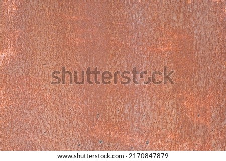 Texture and background of traces of rust on sheet metal.