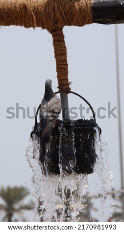 Rock Bird at Souq Waqif Fountain