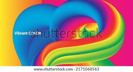 Fluid Flow. Ink Splash. Liquid Color. Fluid Shape. Abstract Flow. Vibrant Color. Trendy Poster. Colorful Gradient. Ink In Water. 3d Wave. 