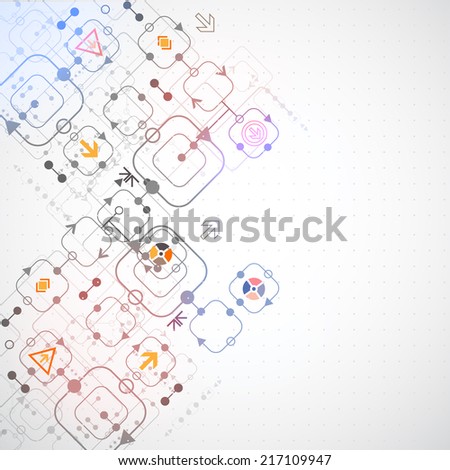 Abstract technology business background