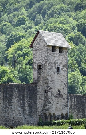 city walls tower in Cochem uptown