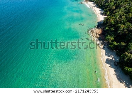 Beautiful aerial view of Asia Beach