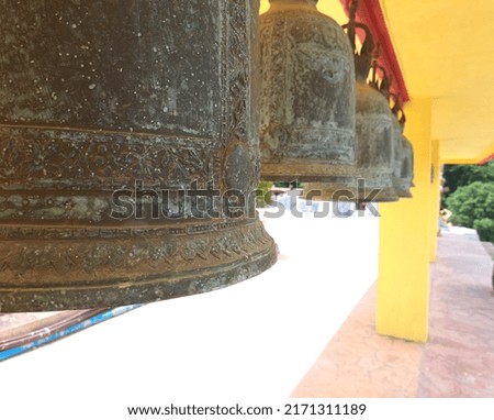 Bell in the temple, for background