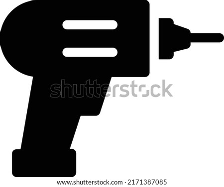 drill Vector illustration on a transparent background. Premium quality symmbols. Glyphs vector icons for concept and graphic design. 

