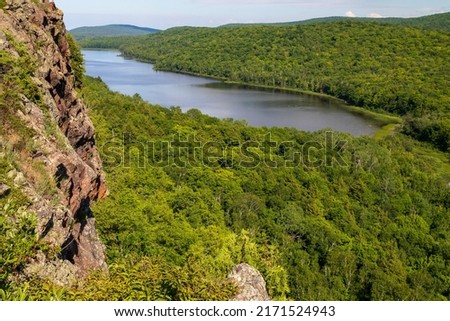 Lake of the Clouds Porcupine Mountains Wilderness State Park Michigan's Upper Peninsula