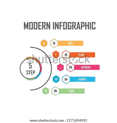 Infographic design template. creative design concept for  business workflow layout  diagram  banner  webdesign. Vector illustration