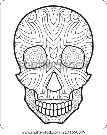 Tattoo Skull Coloring Pages for Kids and Adults