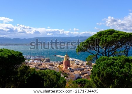 The village of Saint Tropez in the south of France Royalty-Free Stock Photo #2171734495