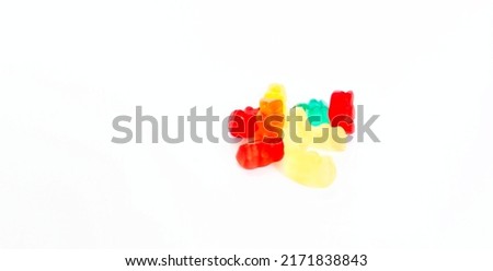Chewy candy in the shape of a little bear